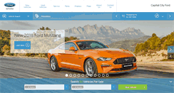 Desktop Screenshot of capitalcityford.co.nz
